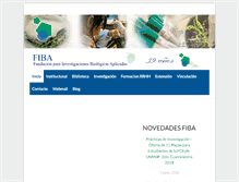 Tablet Screenshot of fiba.org.ar