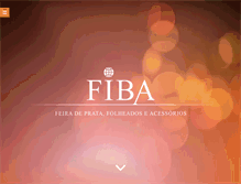 Tablet Screenshot of fiba.com.br